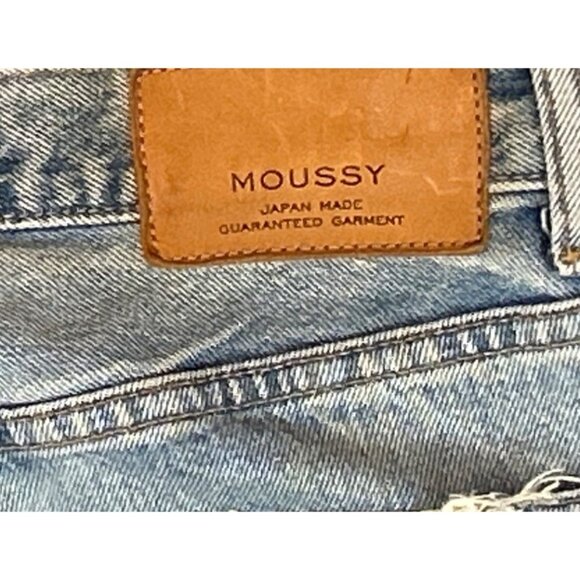 Moussy Vintage Japan Made Vintage Style High Rise Tapered‎ Leg Jeans Size 25 - Picture 6 of 6